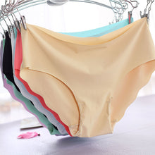 Women Invisible Underwear Thong Cotton Spandex Gas Seamless Crotch Briefs IMY66