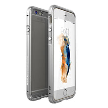 Luxury Aluminum Metal Frame + PC Clear Cell Phone Back Case Cover for iPhone 6S Plus 5.5Inch IMY66