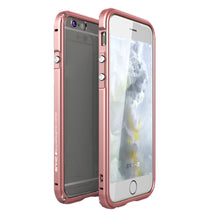 Luxury Aluminum Metal Frame + PC Clear Cell Phone Back Case Cover for iPhone 6S Plus 5.5Inch IMY66