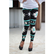 Style Women Lady Skinny Geometric Print Leggings Stretchy Pencil Skinny Pants Plus Size XL IMY66