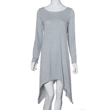 Sexy Dress robe femme vestidos Plus Size Women Loose Long Sleeves Irregular Boho Dress Design IMY66