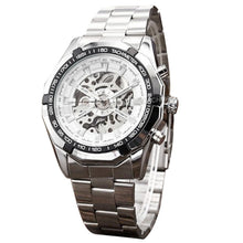 Steampunk Clock Mens Automatic Mechanical Watches Men Wrist Watch Military Style Men Wristwatches IMY66