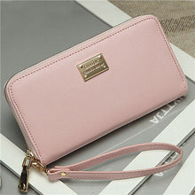 Clutch Wallet Ladies Women PU Leather Purse Long Small Bag For Womens Solid Color Card Holder IMY66
