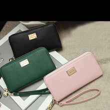 Clutch Wallet Ladies Women PU Leather Purse Long Small Bag For Womens Solid Color Card Holder IMY66