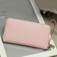 Clutch Wallet Ladies Women PU Leather Purse Long Small Bag For Womens Solid Color Card Holder IMY66