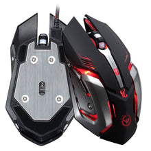 3500 DPI 6 Button LED Optical Custom Macros USB Wired Gaming Computer Steel Wired Mouse GamerMice IMY66