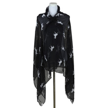 Mini Horse Animal Printed Scarf Women Ladies Long Viscose Cotton Scarves Shawl Wraps For Women IMY66