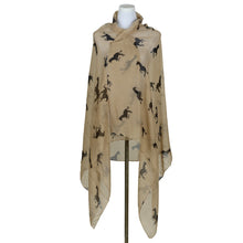 Mini Horse Animal Printed Scarf Women Ladies Long Viscose Cotton Scarves Shawl Wraps For Women IMY66