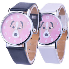 Cartoon Dress Watches For Women Girls Vogue PU Leather Band Analog Quartz Wrist Watches Relogios feminino Clock IMY66