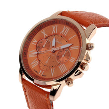 Casual Watch Women Dress Watches Roman PU Leather Quartz WristWatch For Women Men relogio masculino erkek kol saati IMY66