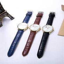 Classic Luxury Woman s Watches Faux Leather Quartz Wrist Watch relojio hombre masculino Clock Hours IMY66