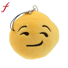 Cute Small Pendant Emoji Smiley Emoticon Amusing Key Chain Soft Toy Pendant Bag Accessory IMY66