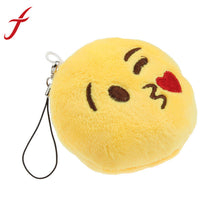 Cute Small Pendant Emoji Smiley Emoticon Amusing Key Chain Soft Toy Pendant Bag Accessory IMY66