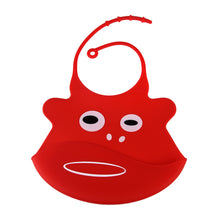 Cartoon Baby Skin Aprons Eat Solid Convenient Silicone Waterproofing Aprons Bib baberos bebes IMY66