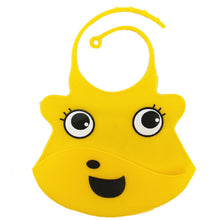 Cartoon Baby Skin Aprons Eat Solid Convenient Silicone Waterproofing Aprons Bib baberos bebes IMY66