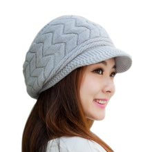 Women Hat Skullies Beanies Knitted Hats Rabbit Fur Cap Women's Hats IMY66