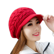 Women Hat Skullies Beanies Knitted Hats Rabbit Fur Cap Women's Hats IMY66