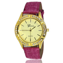 Luxury Dress Watches Women Men Denim Jeans Band Rhinestone Watches Quartz Wrist Watch relogios feminino IMY66