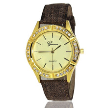 Luxury Dress Watches Women Men Denim Jeans Band Rhinestone Watches Quartz Wrist Watch relogios feminino IMY66