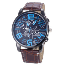 Luxury Men's PU Leather Strap Watches Quartz s Wrist Watch Watches relogio feminino Clock IMY66