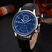Mens Watches Business PU Leather Band Analog Alloy Quartz Wrist Watch relogios masculino Clock Hours IMY66