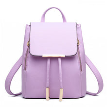 Women Backpack For Teen Girl Preppy Style School Bag PU Leather Backpack Lady Rucksack 10 Colors IMY66