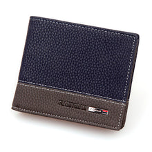 Designer Mens Faux Leather Bifold Money Card Holder Short Wallet Coin Purse Clutch Pockets Carteira Masculina IMY66