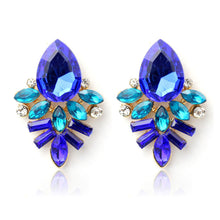 Earrings For Women Girls Lady Rhinestone Crystal Drop Alloy Ear Studs Earrings jewelry orecchini donna IMY66