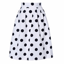 Elegant Women Tutu Skirt Bodycon Polka Dot Umbrella Midi Long Skirt Retro Puff Skirts Saias Femininas faldas largas IMY66