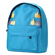Women Double-Shoulder Thumb Thumb up Canvas Backpack Schoolbag For Teenage Girls Women mochilas mujer IMY66