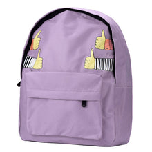 Women Double-Shoulder Thumb Thumb up Canvas Backpack Schoolbag For Teenage Girls Women mochilas mujer IMY66