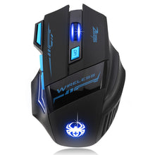 Adjustable 2400DPI 7 Buttons Optical Wireless Gaming Game Mouse For Laptop PC IMY66