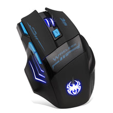 Adjustable 2400DPI 7 Buttons Optical Wireless Gaming Game Mouse For Laptop PC IMY66