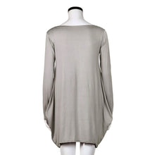 Women Casual Dress Solid Long Sleeve Round Neck Irregular Loose Party Mini Dress vestido de festa IMY66