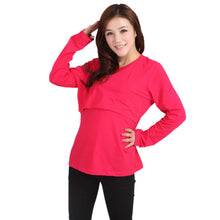 Clothes For Pregnant Women Maternity Clothes Nursing Breastfeeding Long Sleeve T-Shirt Tops ropa premama IMY66
