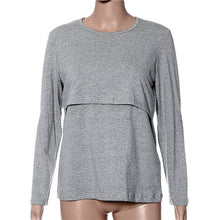 Clothes For Pregnant Women Maternity Clothes Nursing Breastfeeding Long Sleeve T-Shirt Tops ropa premama IMY66