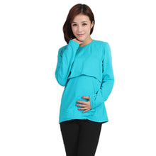 Clothes For Pregnant Women Maternity Clothes Nursing Breastfeeding Long Sleeve T-Shirt Tops ropa premama IMY66