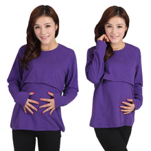 Clothes For Pregnant Women Maternity Clothes Nursing Breastfeeding Long Sleeve T-Shirt Tops ropa premama IMY66