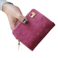 Colorful Clutch Change Coin Bag Women Faux Leather Short Purse Mini Handbag Wallet Card Hold IMY66