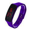 Colorful Ultra Thin s Silicone Bracelet Digital LED s Wrist Watch For Women Men IMY66