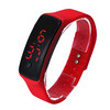 Colorful Ultra Thin s Silicone Bracelet Digital LED s Wrist Watch For Women Men IMY66
