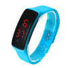 Colorful Ultra Thin s Silicone Bracelet Digital LED s Wrist Watch For Women Men IMY66