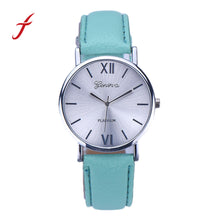 Luxury Casual Faux Leather Strap Analog Quartz Wrist Watch Watches Women Relogios Femininos IMY66