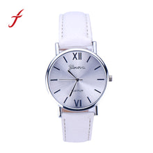 Luxury Casual Faux Leather Strap Analog Quartz Wrist Watch Watches Women Relogios Femininos IMY66