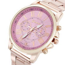 Luxury Women Men Watches Stainless Steel Strap Roman Number Quartz Dial WristWatch Relojes Clocks IMY66