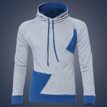 Men Slim Long Sleeve Patchwork Color Hooded Hoodies Outwear Tops Pullovers Sweatshirt sudaderas hombre IMY66