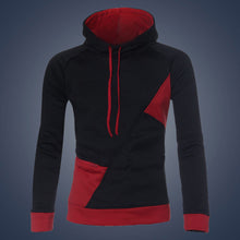 Men Slim Long Sleeve Patchwork Color Hooded Hoodies Outwear Tops Pullovers Sweatshirt sudaderas hombre IMY66