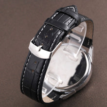 Mens Faux Leather Band Casual Dress Watches Blue Ray Roman numerals Quartz Analog Bracelet WristWatch Clock IMY66