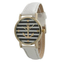 PU Leather Strap Watch Casual Anchor Watches Women Ladies Quartz Watch Wristwatch For Women Relogio Feminino IMY66