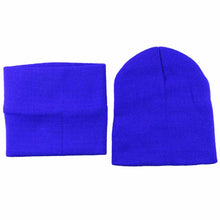 Retail Cap Baby Girls Boys Warm Hat with ring scarf Children Hat and Scarf set 1set IMY66